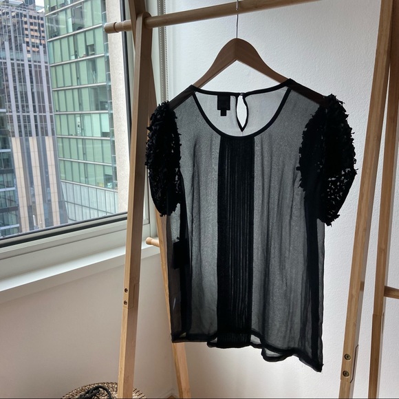 SEVENTY-TWO CHANGES Delicate Sheer Top - Picture 12 of 12